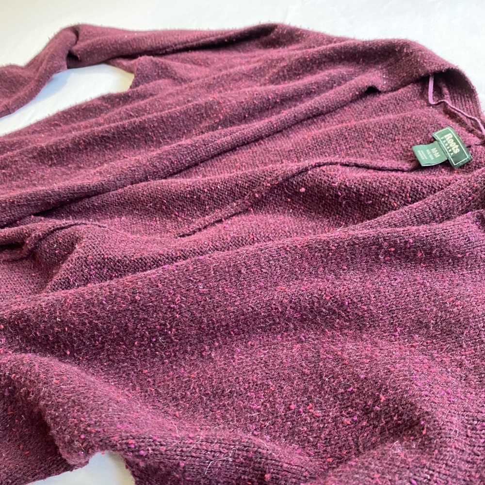 Medium Maroon Roots Cardigan - Picture 8 of 9